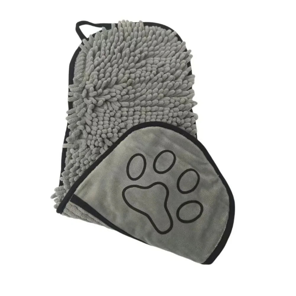 Toalla Ultra Absorbente de Franela para Perros y Gatos