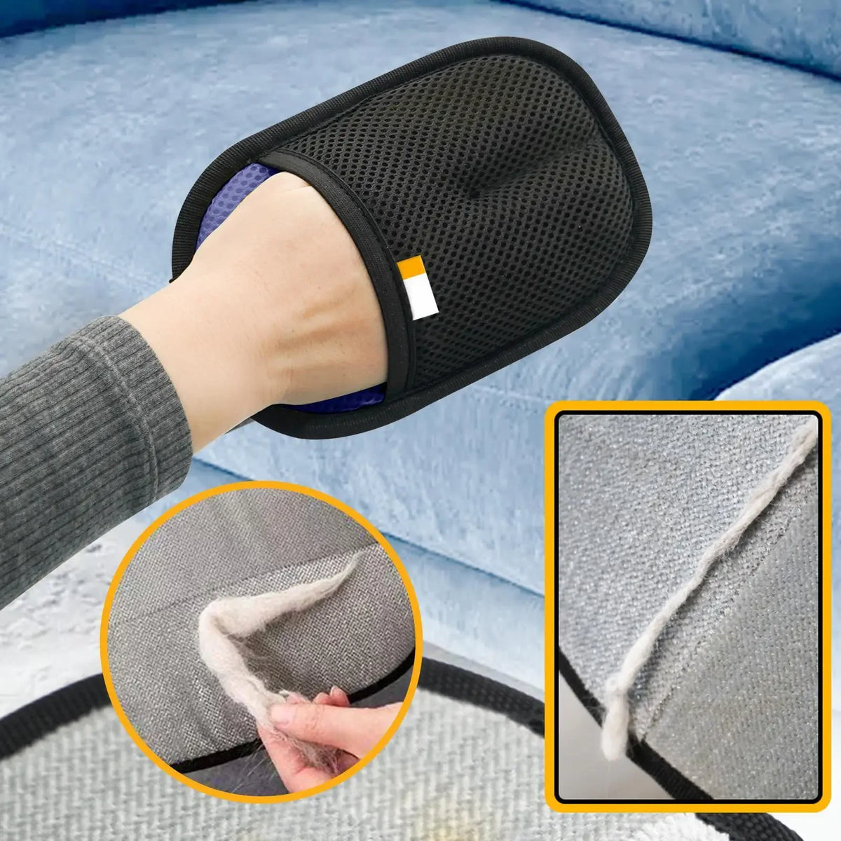 Guantes Cepillo Quitapelos para Perros y Gatos