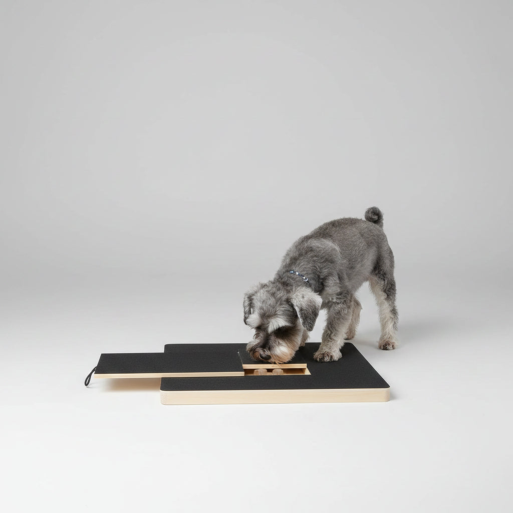 Tabla Lima de Uñas de Madera para Perros con Caja de Premios