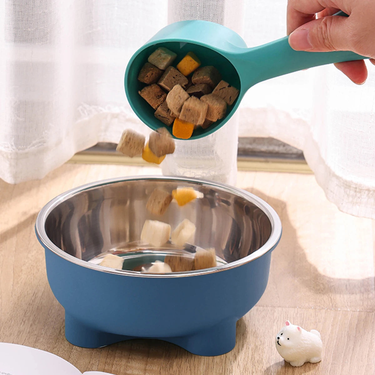 Comedero de Acero Inoxidable para Perros – Higiénico, Resistente y Antideslizante