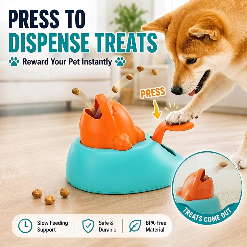 Dispensador de Comida Ballena para Perros y Gatos