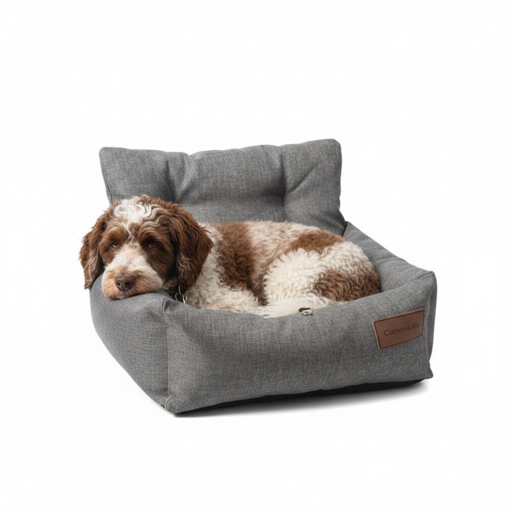 Colchoneta Asiento de Coche para Perros, Antideslizante y Lavable