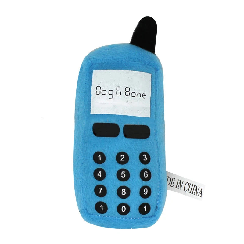 Juguete de Peluche con Forma de Teléfono para Perros