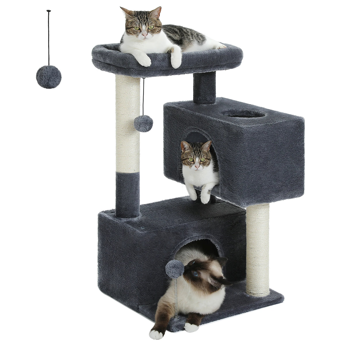 Árbol Rascador Grande para Gatos – Comodidad, Diversión y Estilo