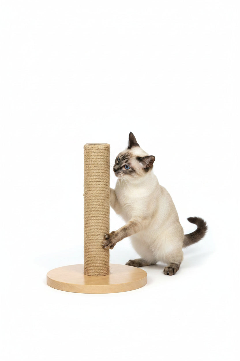 Poste Rascador Independiente de Sisal para Gatos