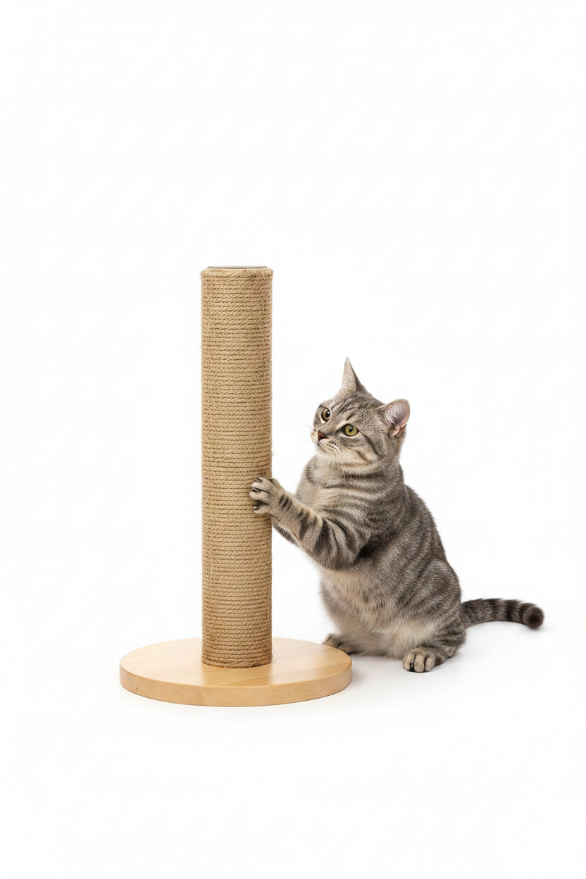 Poste Rascador Independiente de Sisal para Gatos