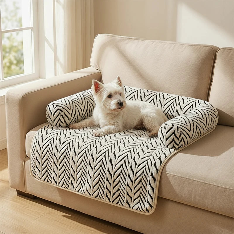 Colchoneta con Bordes Elevados para Perros y Gatos
