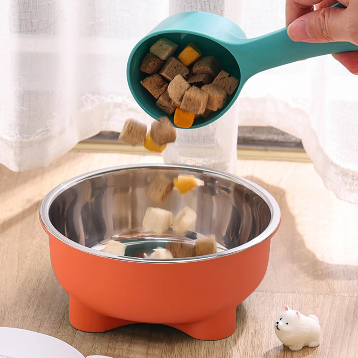 Comedero de Acero Inoxidable para Perros – Higiénico, Resistente y Antideslizante