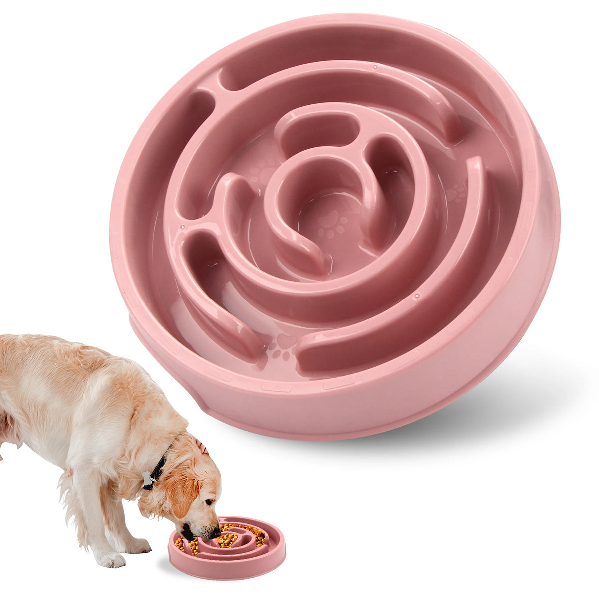 Comedero Lento Antiatracón para Perros y Gatos