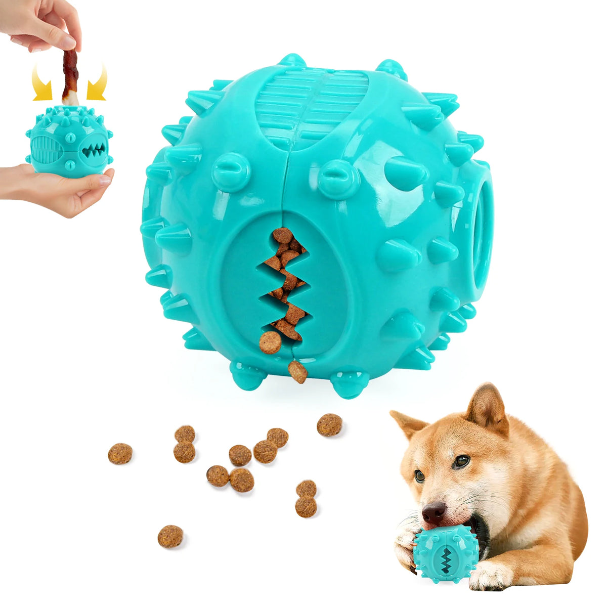 Pelota de Juguete con Sonido y Dispensador de Premios para Perros