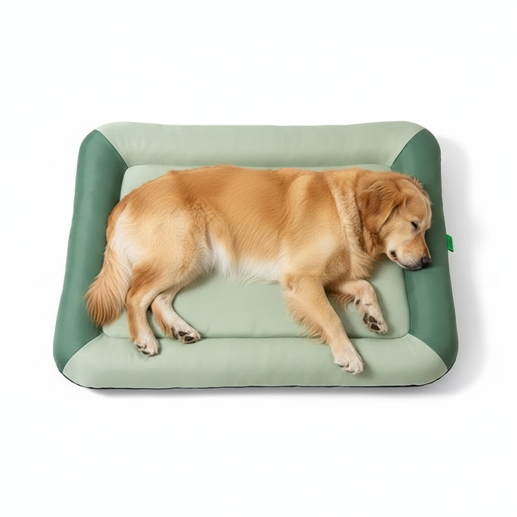 Cesta Refrescante Bicolor para Mascotas - Verde Doble