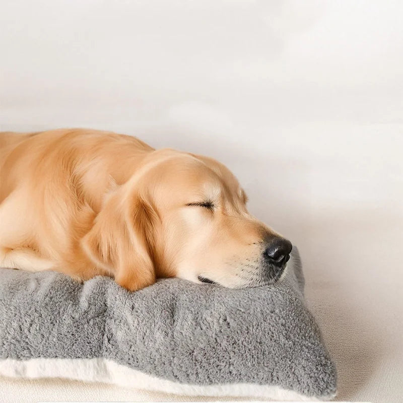 Cama Sofá de Peluche Extra Grande para Perros