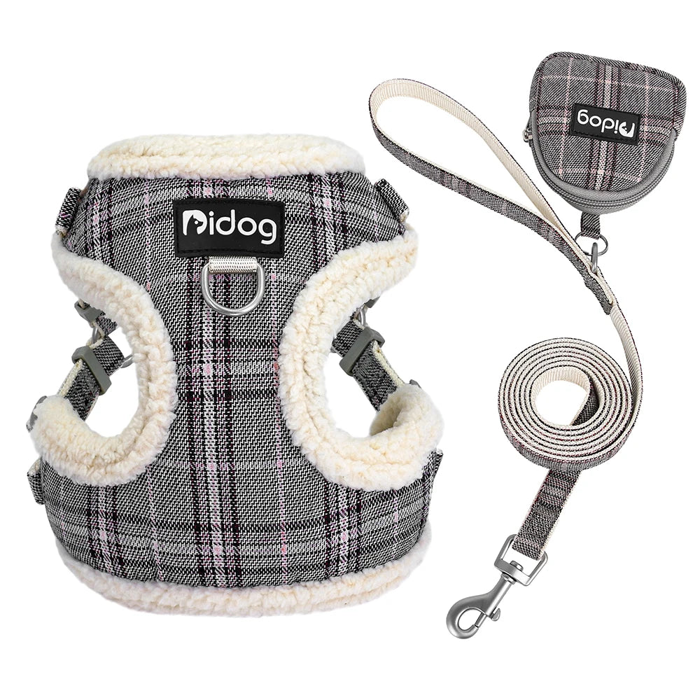 Set de Paseo Térmico 3 en 1: Arnés, Correa y Mochila Porta-bolsas