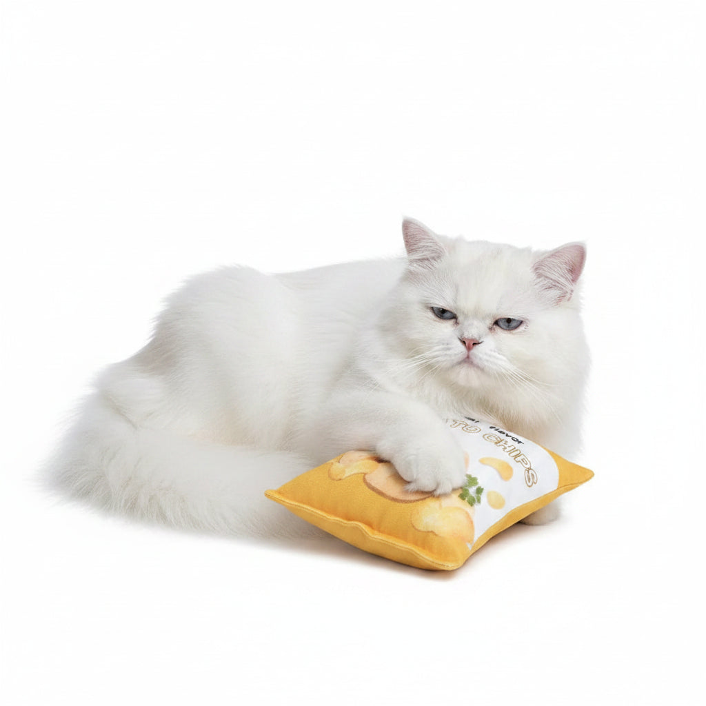 Juguete de Chips con sabores clásicos chirriante para Perros y Gatos