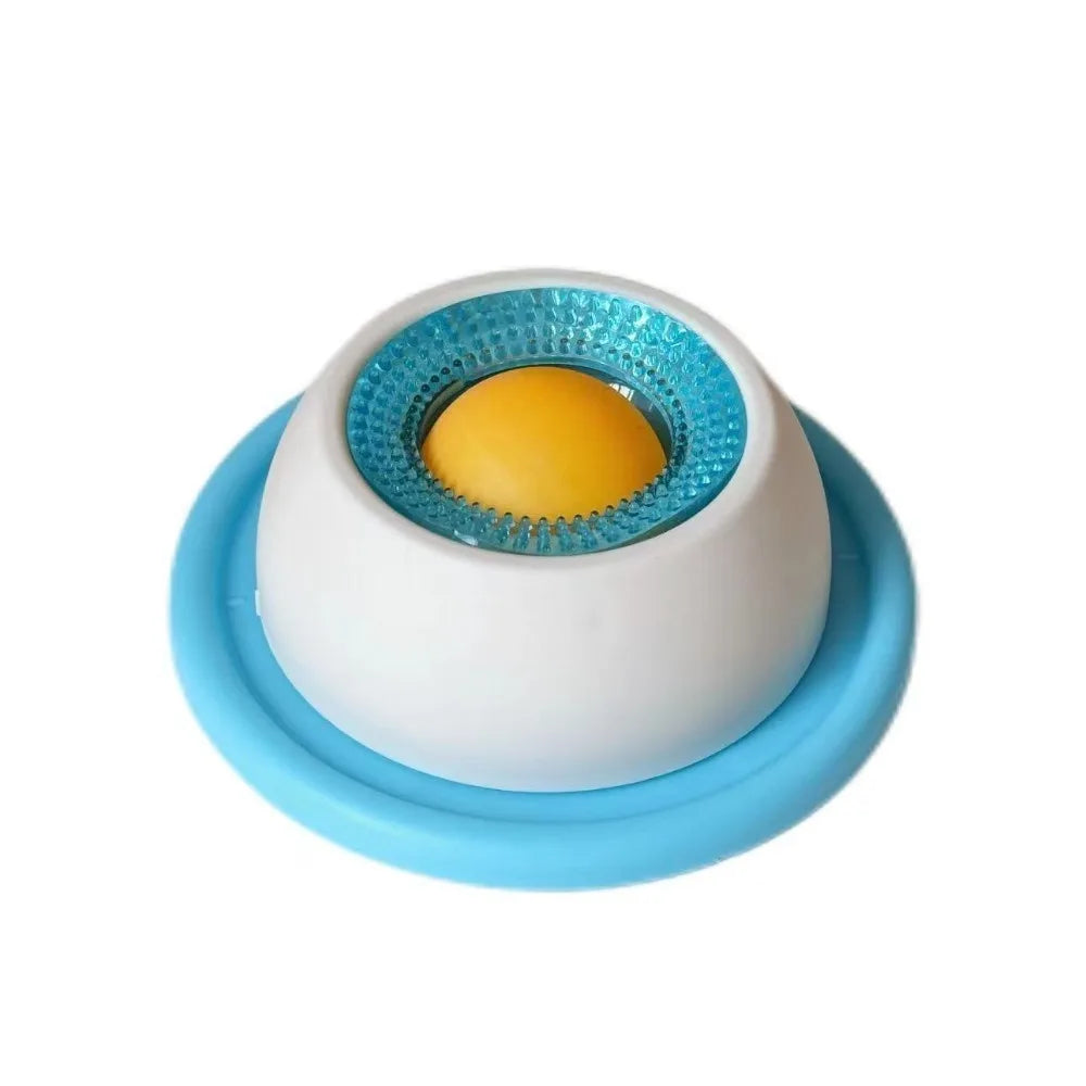 Plato Lamedor Antiestrés para Perros y Gatos - Azul