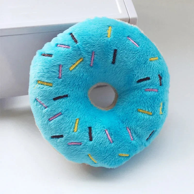Rosquilla de Peluche con Sonido para Perros