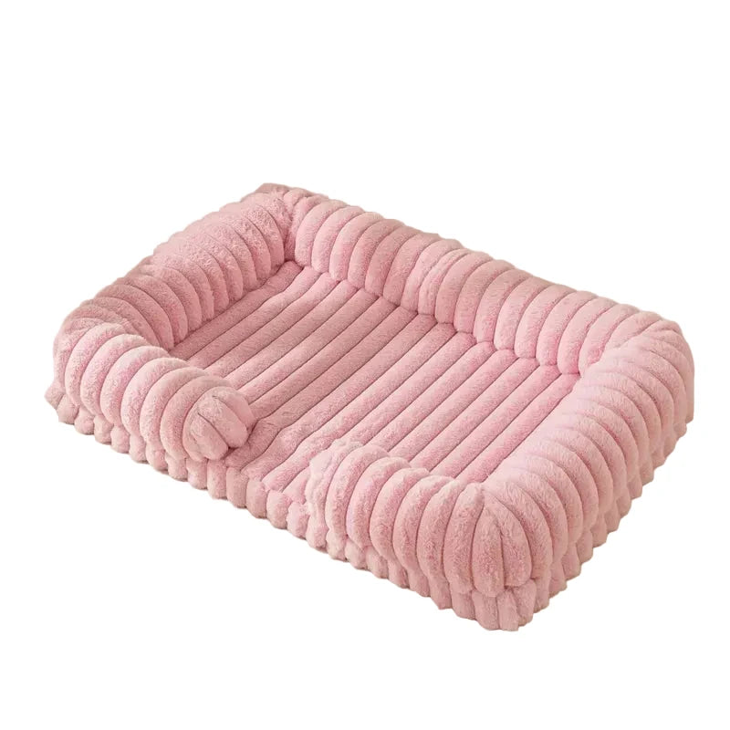 Cama ortopédica para perros color Rosa