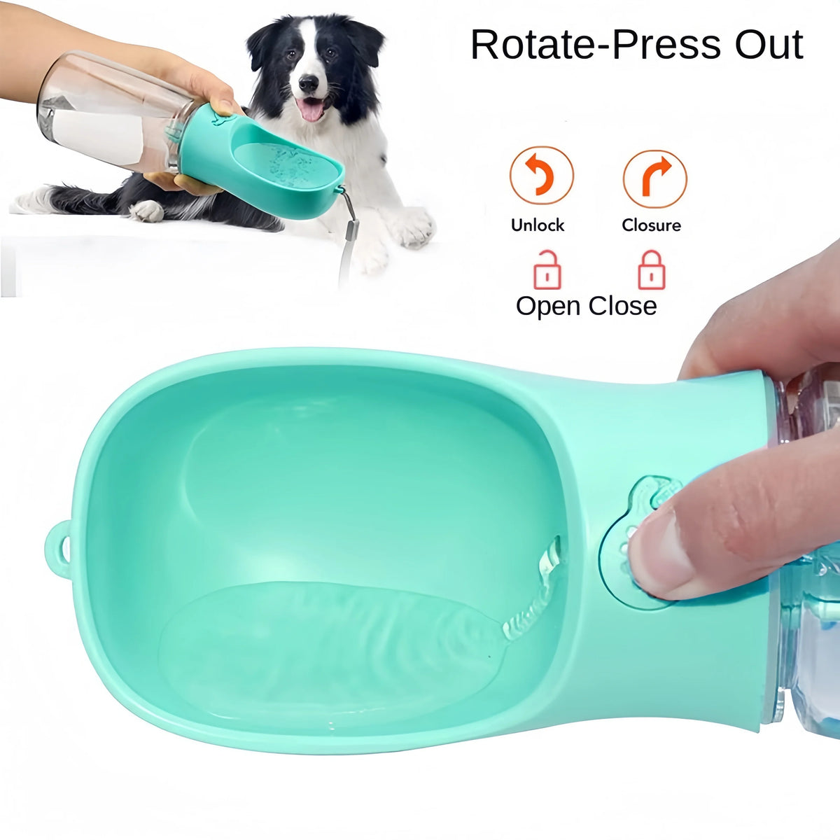 Comedero y Bebedero de Viaje para Perros – Práctico, Portátil y Antiderrame