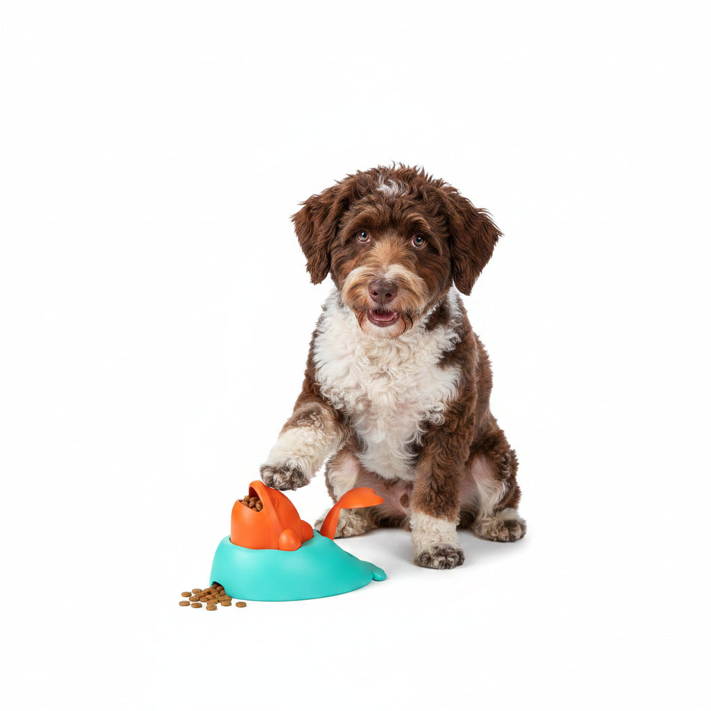 Dispensador de Comida Ballena para Perros y Gatos