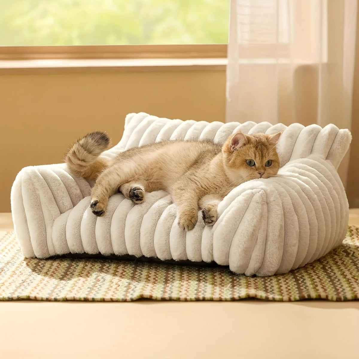 Gemütliches Sofabett für Katzen und Hunde – Tiefer Schlaf