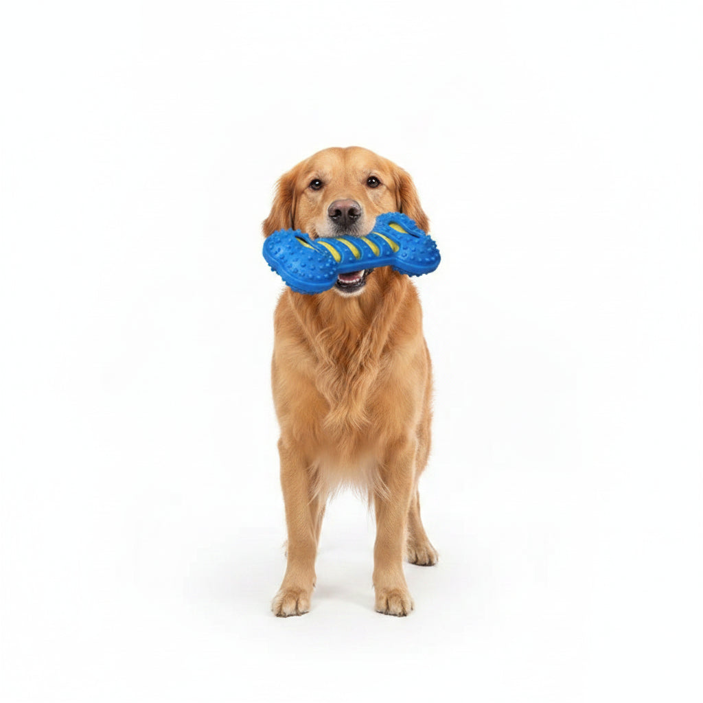 Hueso de Goma Masticable con Sonido para Perros