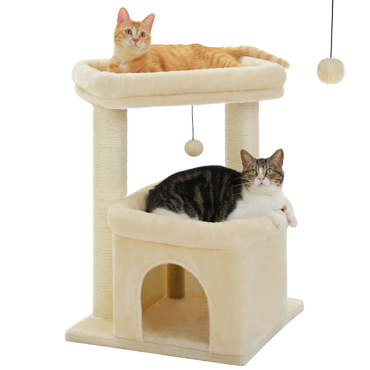 Árbol Rascador para Gatos con Cueva y Plataformas – Cómodo, Seguro y de Alta Calidad