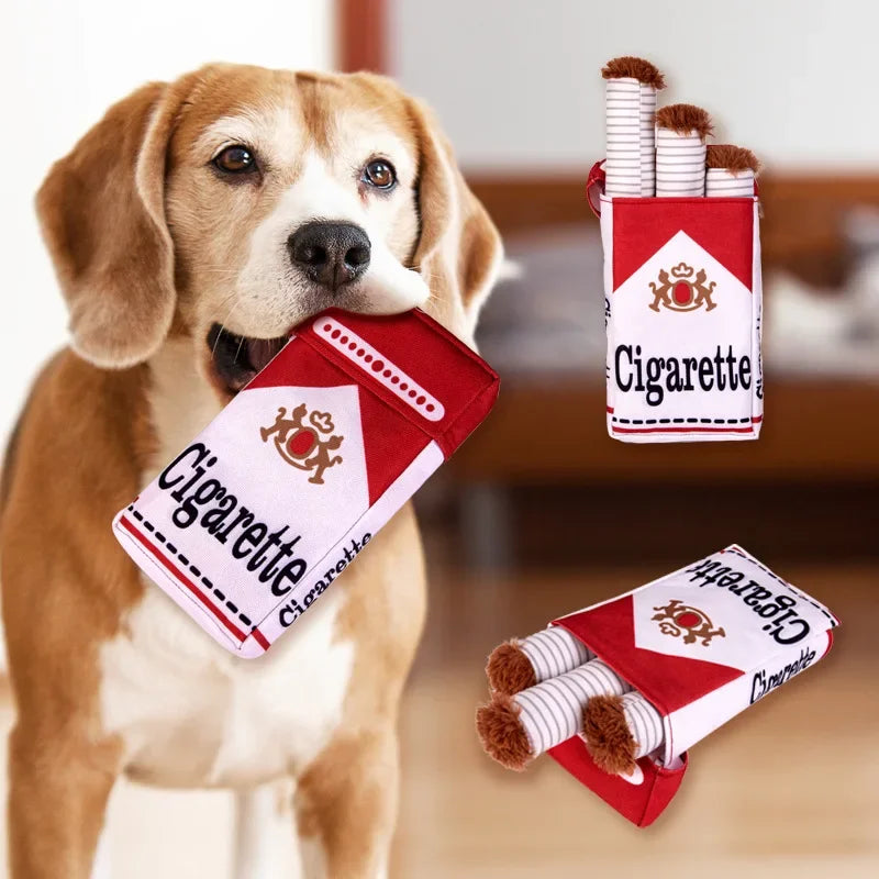 Juguete de Peluche Creativo: Diseño Divertido de Cigarrillos