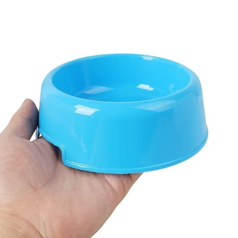 Comedero de Plástico para Perros Cachorros y Gatos – Ligero, Colorido y Resistente