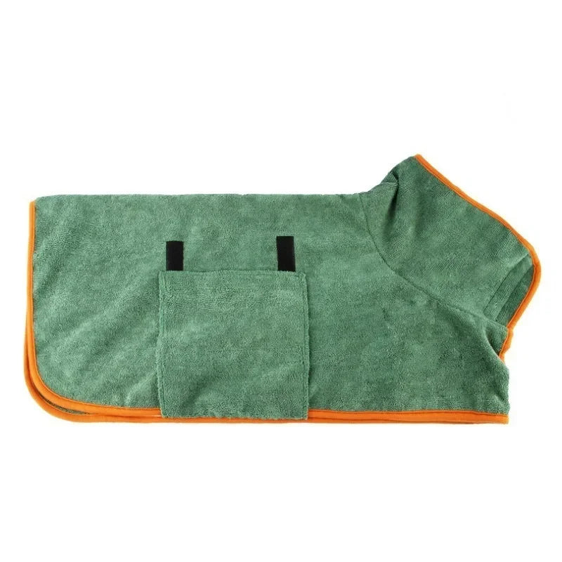 Albornoz Absorbente de Secado Rápido para Perros y Gatos