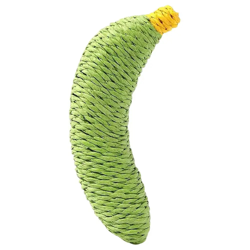 Sisalspielzeug in Bananenform für Katzen