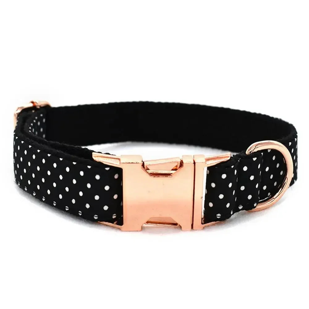 Conjunto de Collar y Correa Sólidos de Nylon para Perros – Seguridad y Comodidad en Cada Paseo
