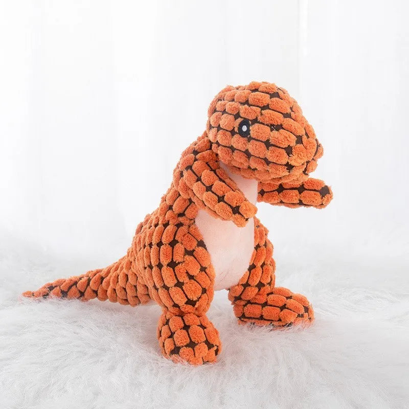 Juguete Mordedor con Sonido para Perros - Diseño Dinosaurio Divertido y Seguro