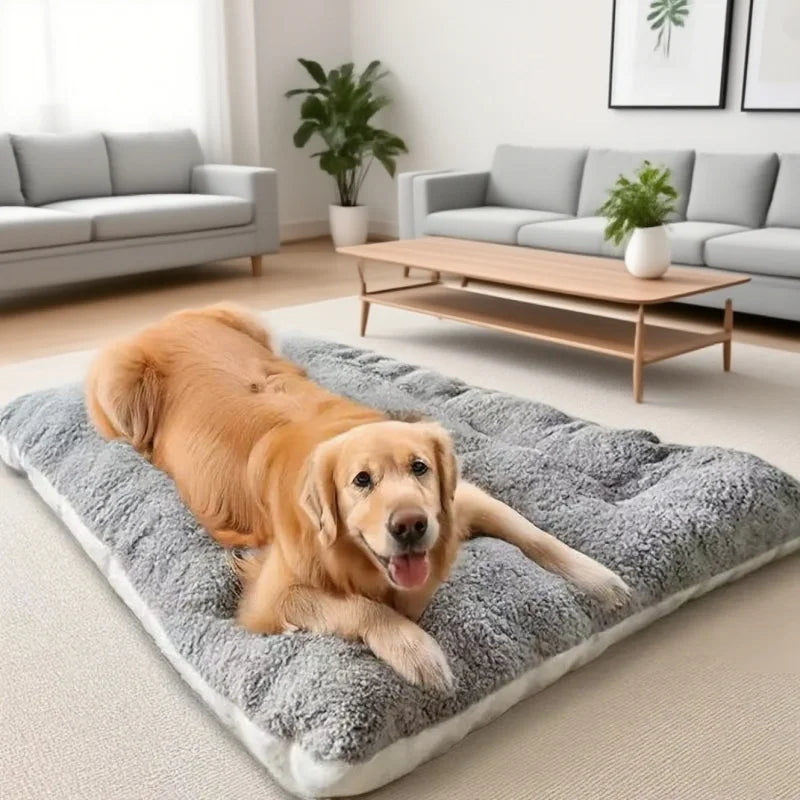 Cama Sofá de Peluche Extra Grande para Perros
