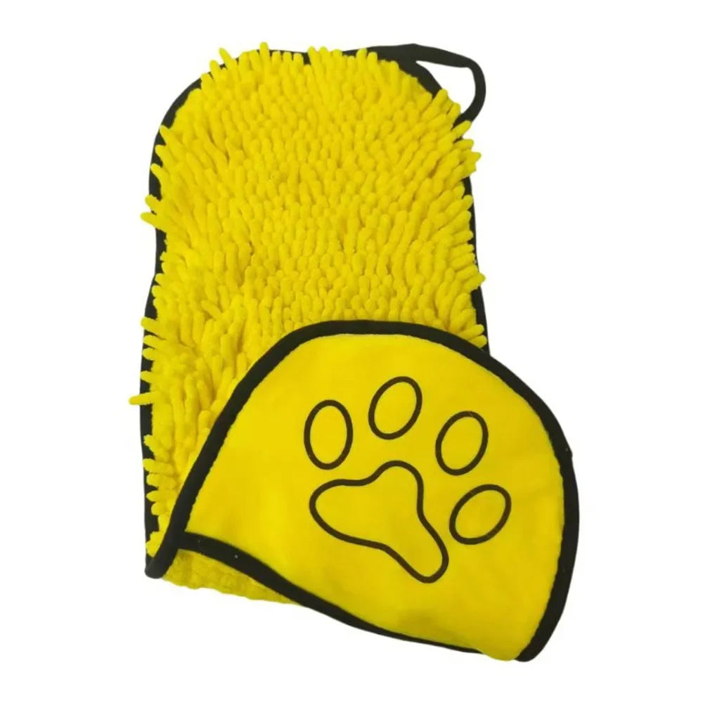 Toalla Ultra Absorbente de Franela para Perros y Gatos