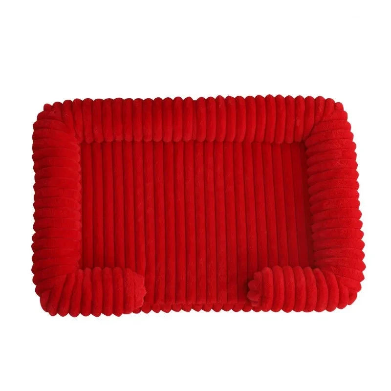 Cama ortopédica para perros color Rojo