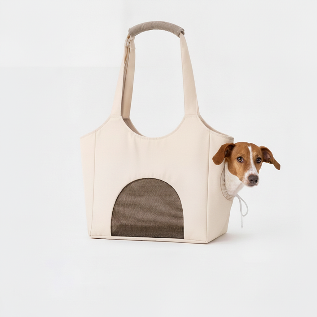 Bolsa Transportín de Lona con Ventana de Malla - imagen 1