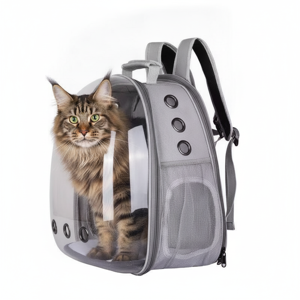 Transportín Cápsula Transparente para Gatos - imagen 1