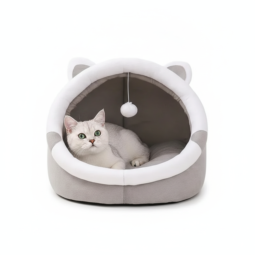Cueva Autocalentable para Gatos y Perros Pequeños - imagen 1