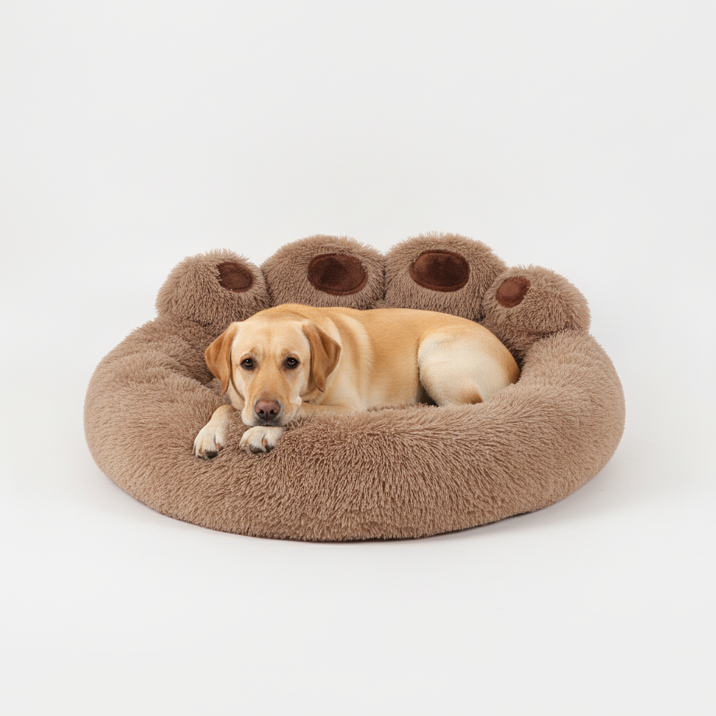 Cesta Esponjosa de Invierno para Perros - imagen 1