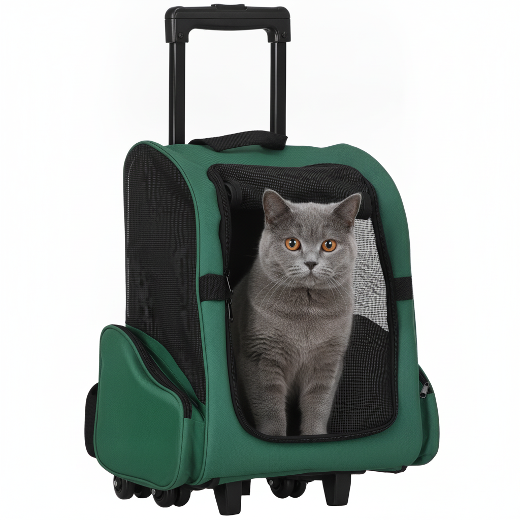 Transportín de Tela con Ruedas para Mascotas - imagen 1