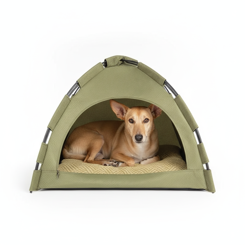 Casa Semicerrada Plegable para Gatos y Perros Pequeños - imagen 2