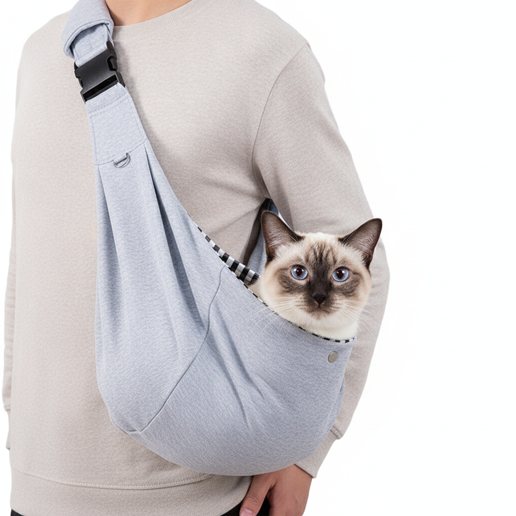 Bolso Bandolera Grande con Hebilla Ajustable para Mascotas - imagen 2