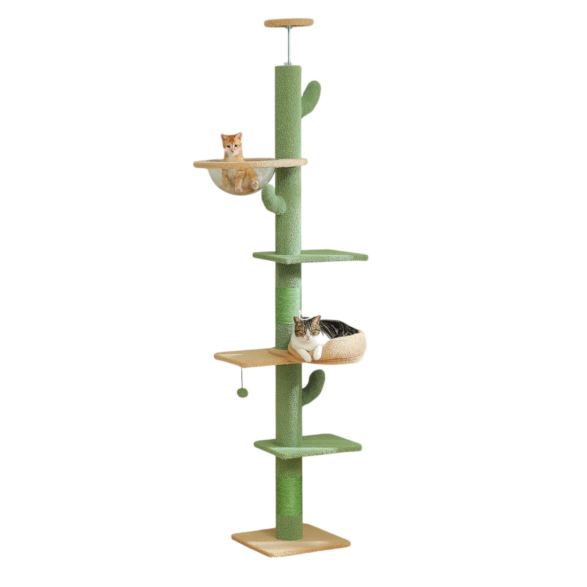 Árbol Cactus Rascador de Gatos 5 Niveles