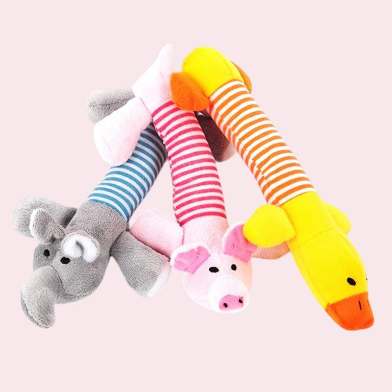 Juguete interactivo de peluche para perros y gatos – ¡Diversión y ternura en cada juego!