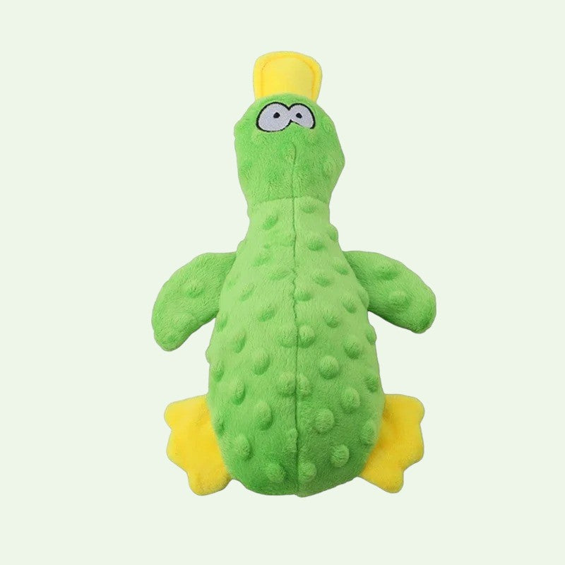 Patos de colores de felpa chirriante – Juguete para tu perro