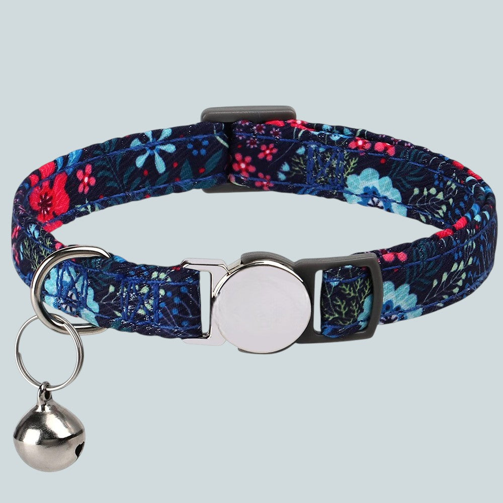 Collar Ajustable con Cascabel para Gatos y Perros Pequeños