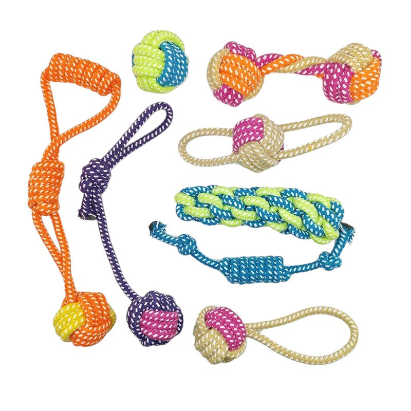 Juguete de Cuerda de Algodón para Perros – Diversión y Cuidado Dental