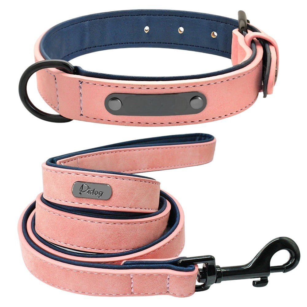 Set de Collar y Correa de Cuero para Perros – Máximo Estilo y Confort