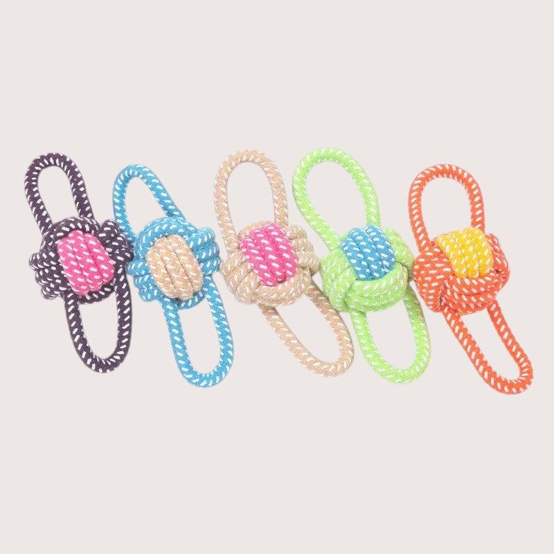 Juguete de Cuerda de Algodón para Perros – Diversión y Cuidado Dental