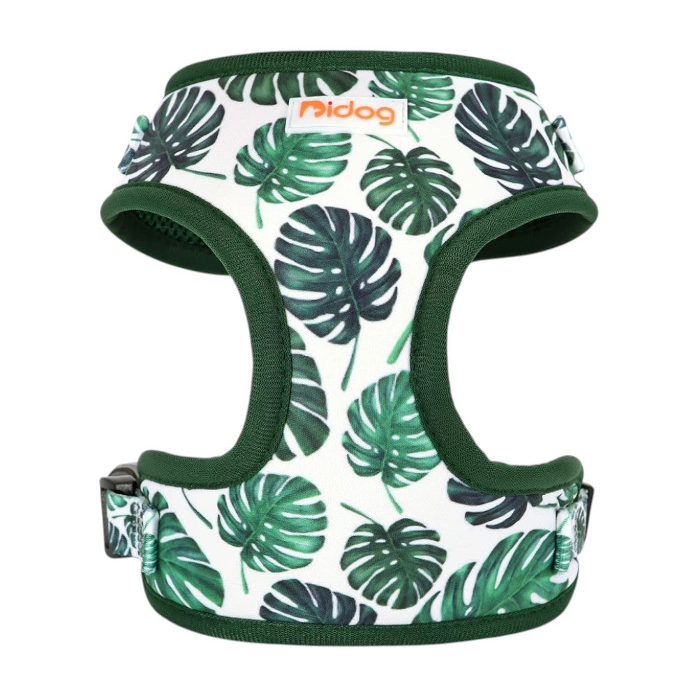 Arnés Ajustable para Perros y Gatos con Estampado de Monstera
